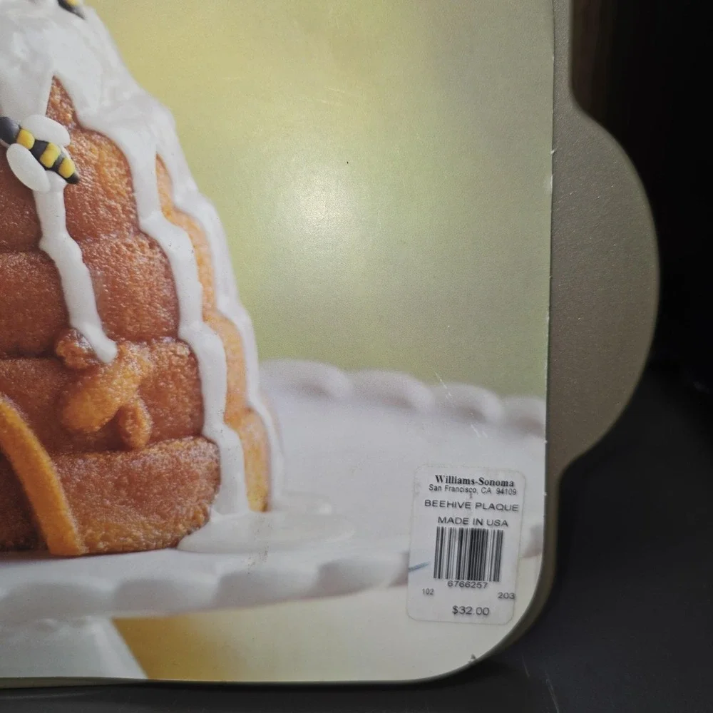 Williams-Sonoma Beehive‎ Cake Pan Gold Nonstick Cast Aluminum Nordic Ware USA